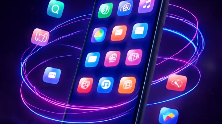 JLSIX COM Sleek smartphone floating in space